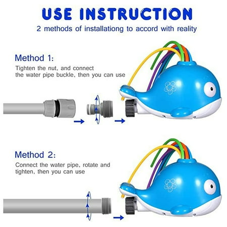 Outdoor Water Sprinkler Spray for Kids Outdoor Toy Water Sprinkler Whale Water Toy Kairaley Water Spray Sprinkler Water Spray Sprinkler Toy with 6 Colorful Wiggle Tubes Outdoor Water Sprinkler Spray for Kids Outdoor Toy Water Sprinkler Whale Water Toy Kairaley Water Spray Sprinkler Water Spray Sprinkler Toy with 6 Colorful Wiggle Tubes